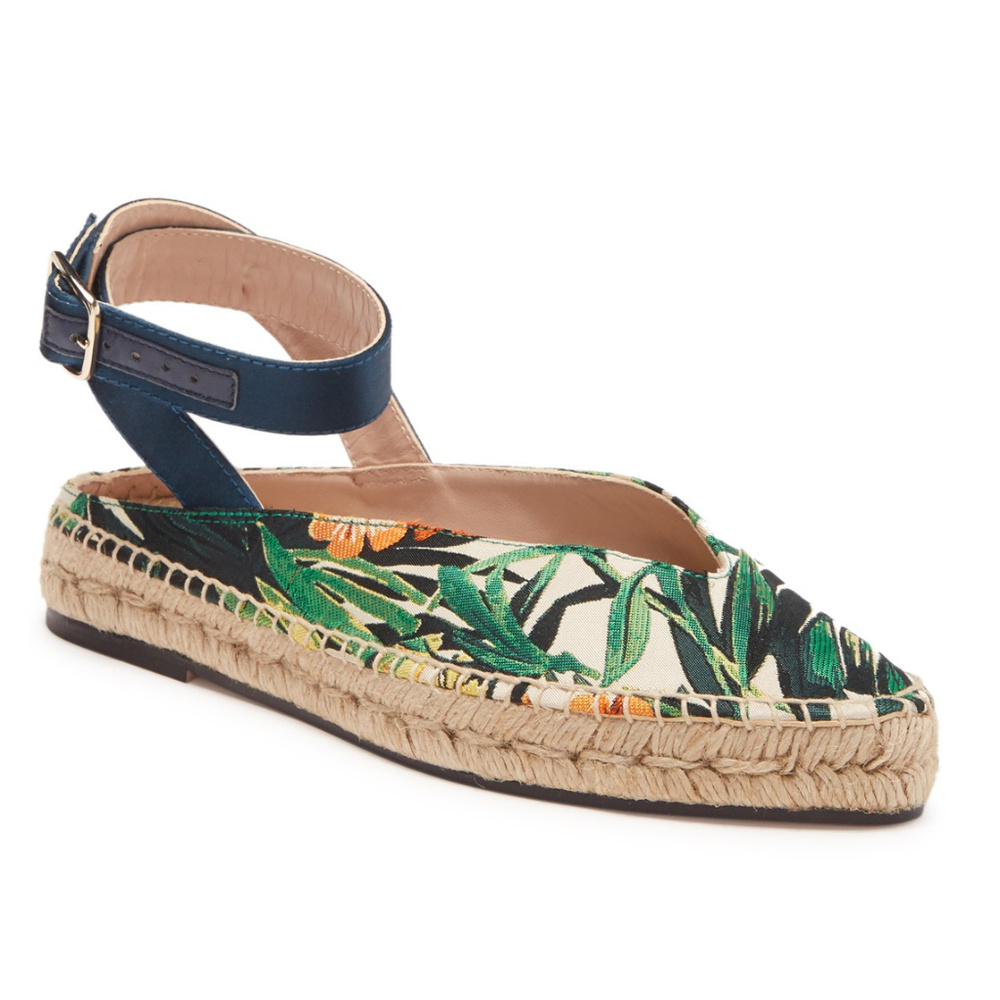 SW Toga Ankle Strap Espadrille Floral